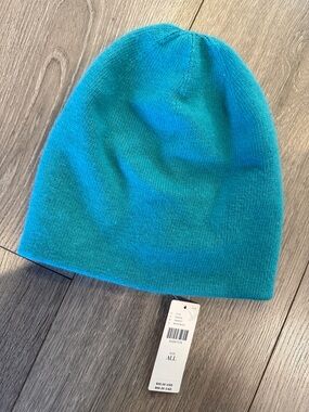 NWT Anthropologie Women’s Teal Cashmere Beanie